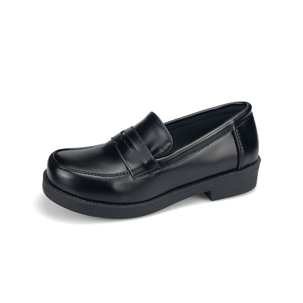 Sieviešu ādas apavi ar kvadrātveida formu