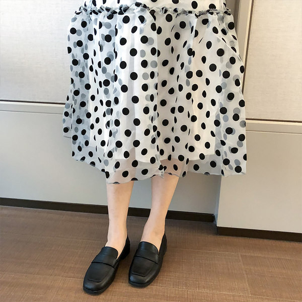 Noapaļots ikdienas apavu modelis no eko ādas