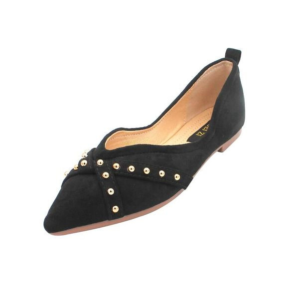 Sieviešu ikdienas apavi ar kniedēm - smails modelis