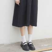 Sieviešu eko ādas apavi ar siksnu un sprādzi