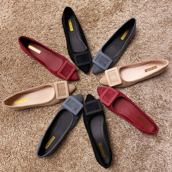 Pantofi casual dama ascutit stil britanic