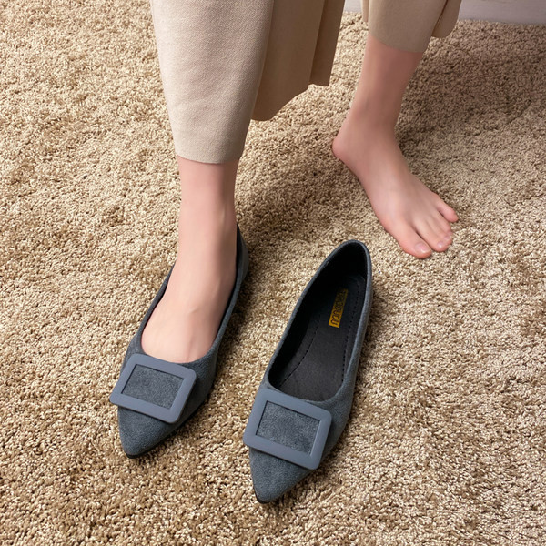 Pantofi casual dama ascutit stil britanic