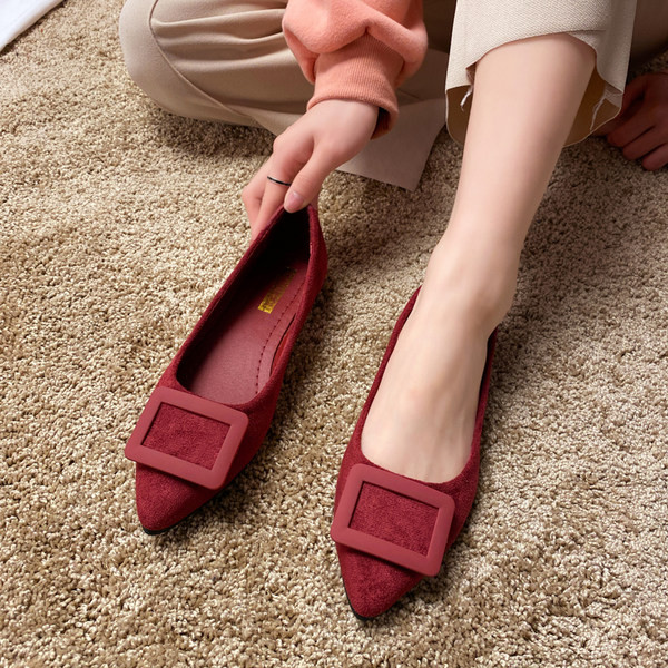 Pantofi casual dama ascutit stil britanic