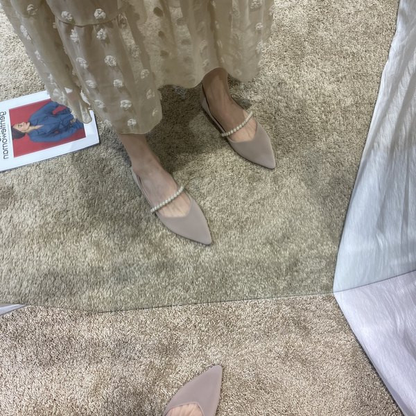 Modernas smailas kurpes ar pērlēm sievietēm