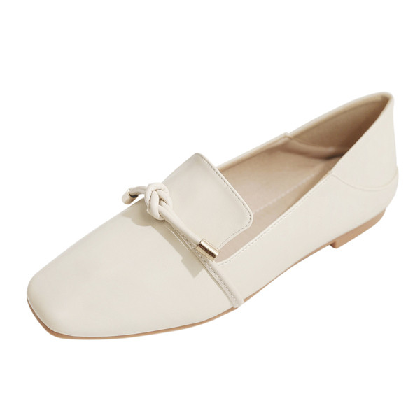 Ležerne ženske proljetne cipele s ravnim potplatom i vezicama