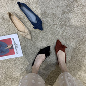 Jauns sieviešu smailo apavu modelis ar lentīti vairākās krāsās