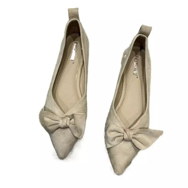 Jauns sieviešu smailo apavu modelis ar lentīti vairākās krāsās