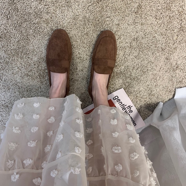 Ikdienas sieviešu espadrilas ar plakanu zoli no eko zamšādas