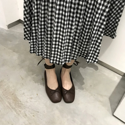 Pantofi casual dama din piele cu sireturi