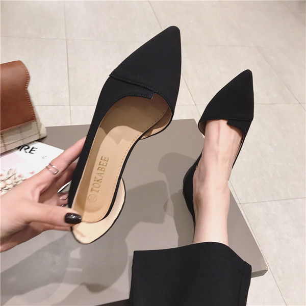 Sieviešu ikdienas apavi - smails modelis divās krāsās