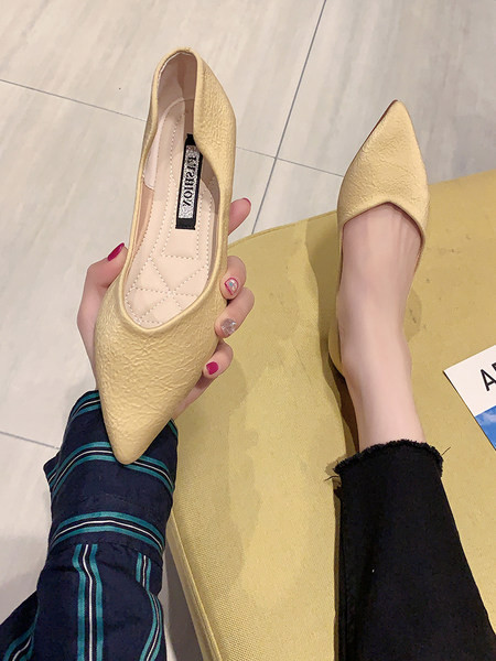 Sieviešu ikdienas smailie apavi no eko ādas