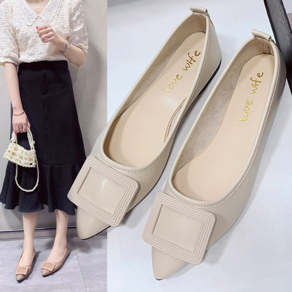 Sieviešu smailie apavi no eko ādas