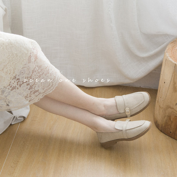 Ikdienas mokasīni no eko ādas ar metāla sprādzi