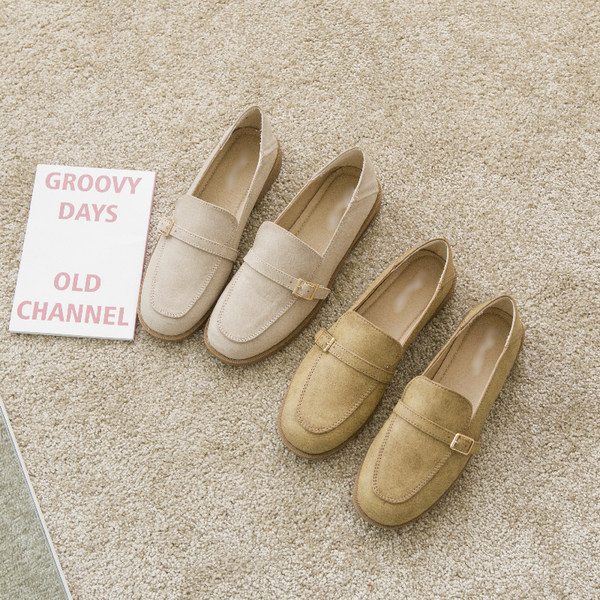 Ikdienas mokasīni no eko ādas ar metāla sprādzi