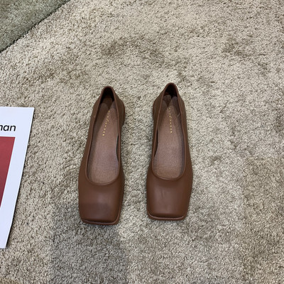 Pantofi casual dama din imitatie de piele cu tocuri