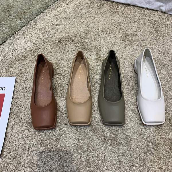 Pantofi casual dama din imitatie de piele cu tocuri