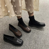 Model retro de pantofi casual dama cu talpa plate