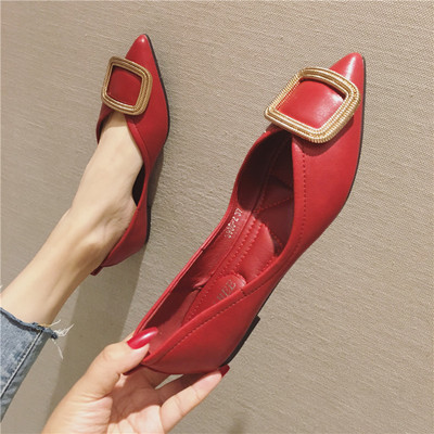 Jauns ikdienas sieviešu ādas apavu modelis - ar metāla apdari