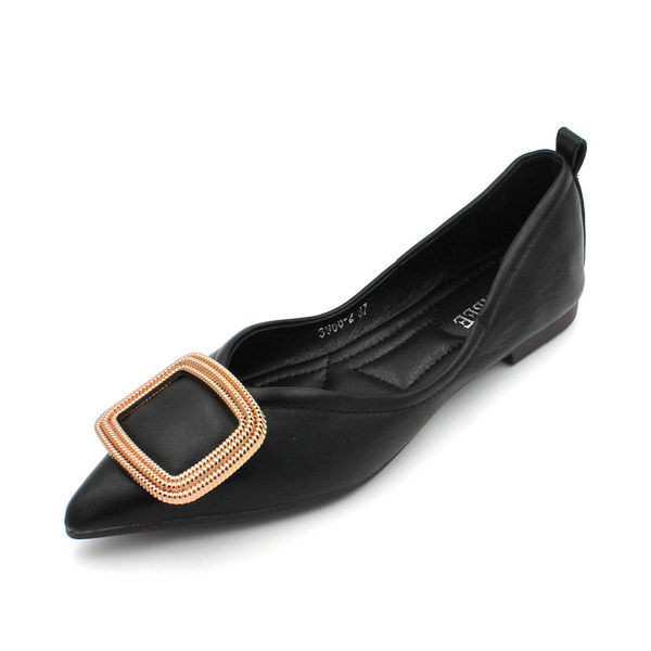 Jauns ikdienas sieviešu ādas apavu modelis - ar metāla apdari