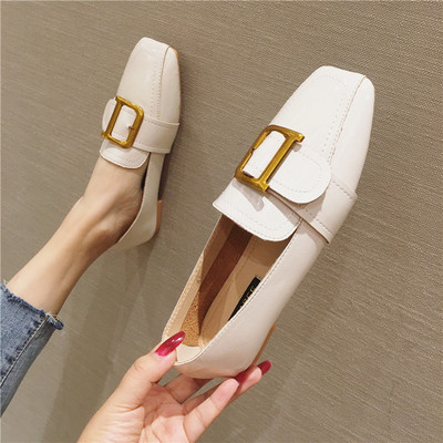 Sieviešu modernie apavi ar metāla apdari piemēroti pavasarim trīs krāsās