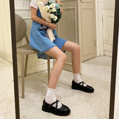 Ikdienas eko ādas apavi ar plānām lencēm un sprādzēm