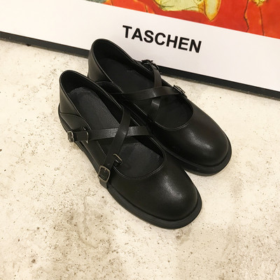 Ikdienas eko ādas apavi ar plānām lencēm un sprādzēm