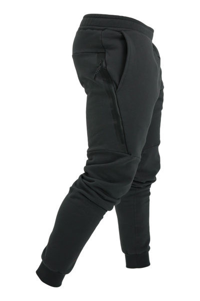 Ανδρικά μοντέρνα αθλητικά παντελόνια με φερμουάρ και κορδόνια