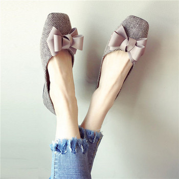 Дамски модерни обувки с панделка - подходящи за пролетта 