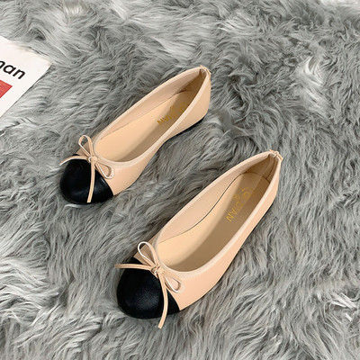 Sieviešu ikdienas apaļas kurpes ar lenti