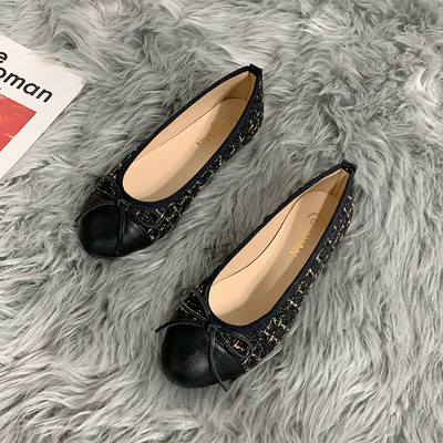 Sieviešu ikdienas apaļas kurpes ar lenti