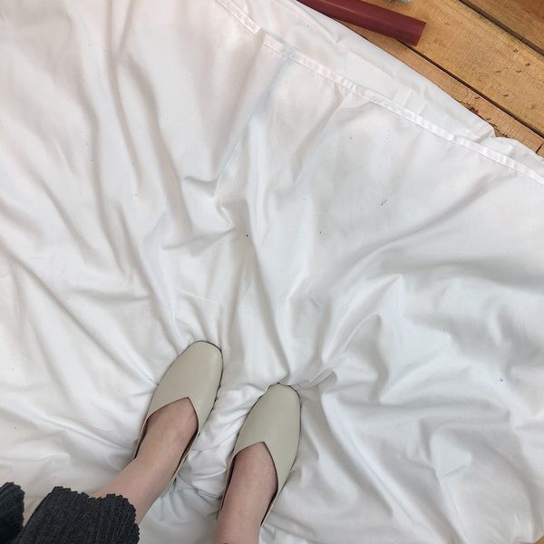 Ikdienas sieviešu kvadrātveida kurpes ar plakanu zoli