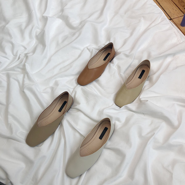 Ikdienas sieviešu kvadrātveida kurpes ar plakanu zoli