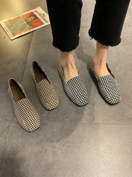 Sieviešu rūtaini apavi ar neslīdošu zoli