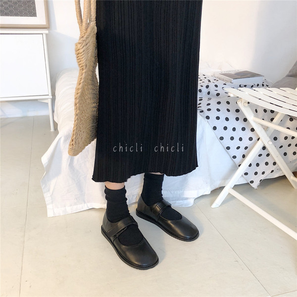 Sieviešu ādas apavi ar velcro