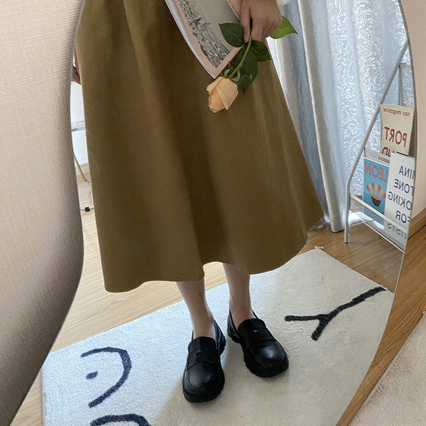 Ležérne kožené topánky s hrubou podrážkou