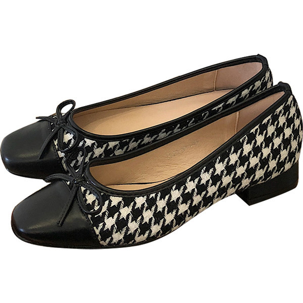 Rūtainas sieviešu kurpes ar lentīti