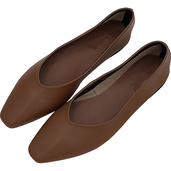 Sieviešu ādas apavi-tīrs modelis