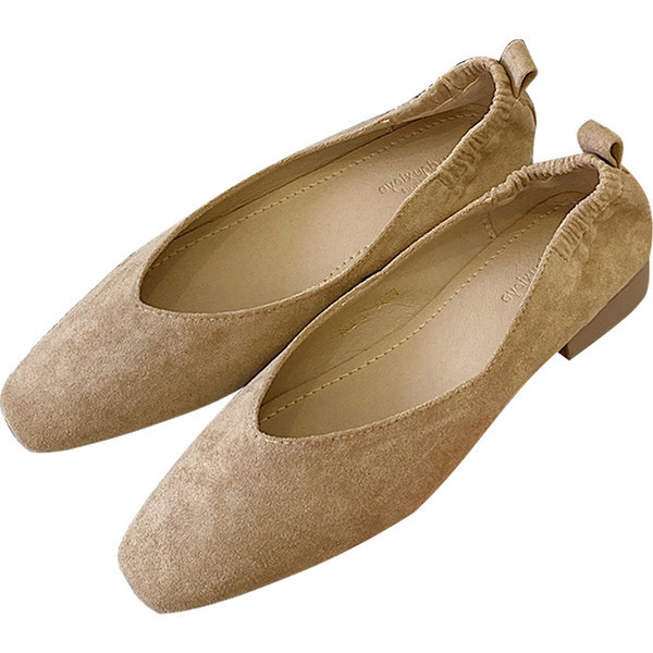 Női alkalmi cipő sima modellje eco velúrból