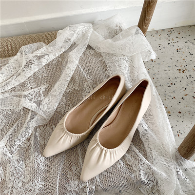 Sieviešu ikdienas smailie apavi - eko āda