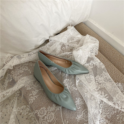 Sieviešu ikdienas smailie apavi - eko āda