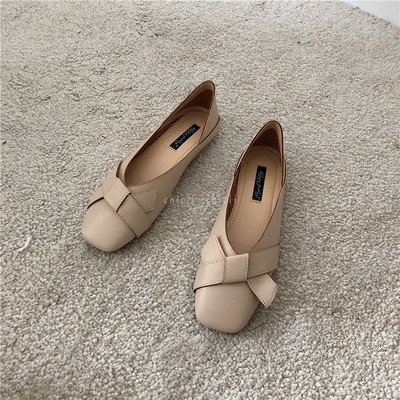 Sieviešu ikdienas apavi no eko ādas - kvadrāta forma