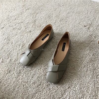 Sieviešu ikdienas apavi no eko ādas - kvadrāta forma