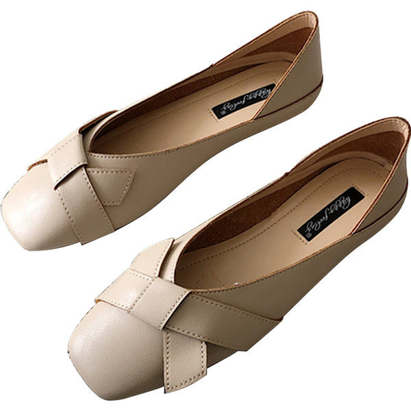 Sieviešu ikdienas apavi no eko ādas - kvadrāta forma