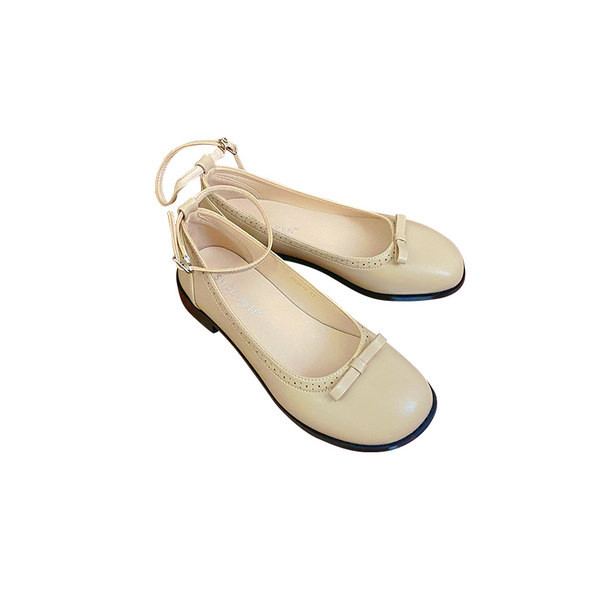 Model nou de pantofi de dama cu curea din piele ecologica - stil retro