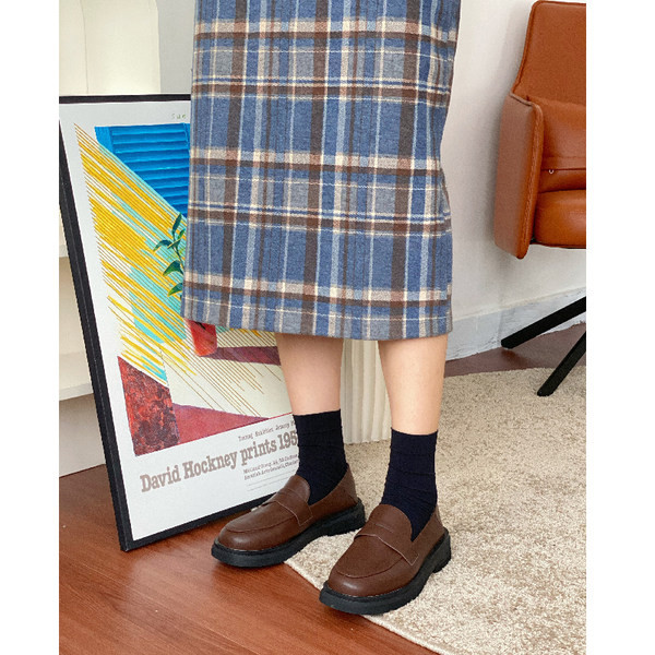 Ikdienas pavasara kurpes no mākslīgās ādas ar plakanu zoli