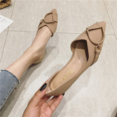 Sieviešu ādas apavi ar metāla apdari divās krāsās