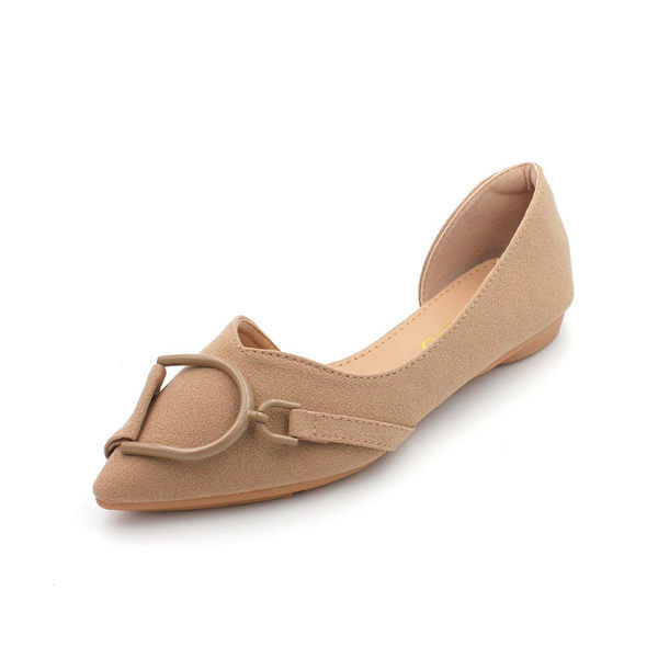 Sieviešu ādas apavi ar metāla apdari divās krāsās