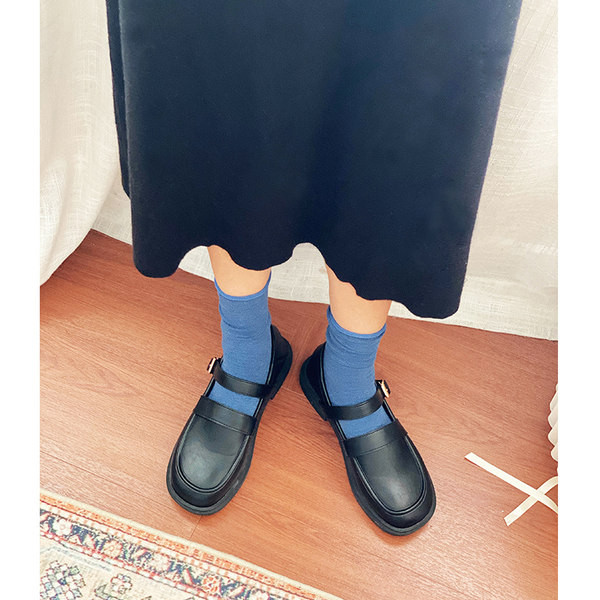 Pantofi casual de primavara confectionati din piele ecologica cu curea si catarama