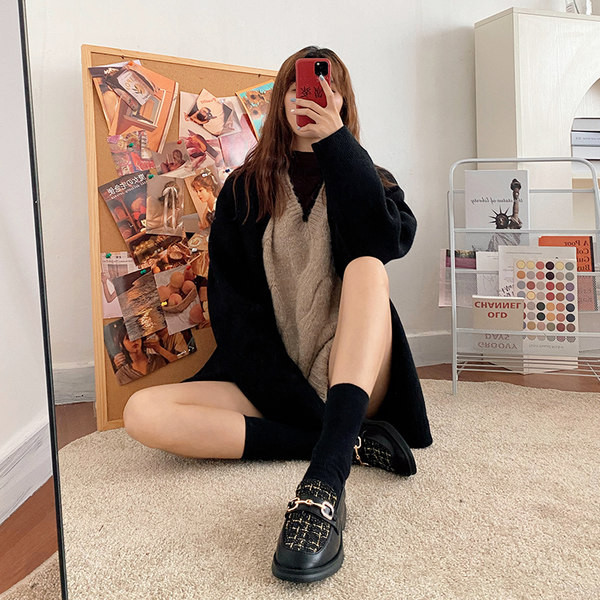 Ikdienas mokasīni no eko ādas un tekstila ar metāla apdari