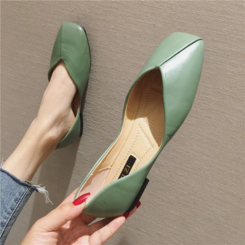 Нов модел кожени дамски обувки - изчистен модел